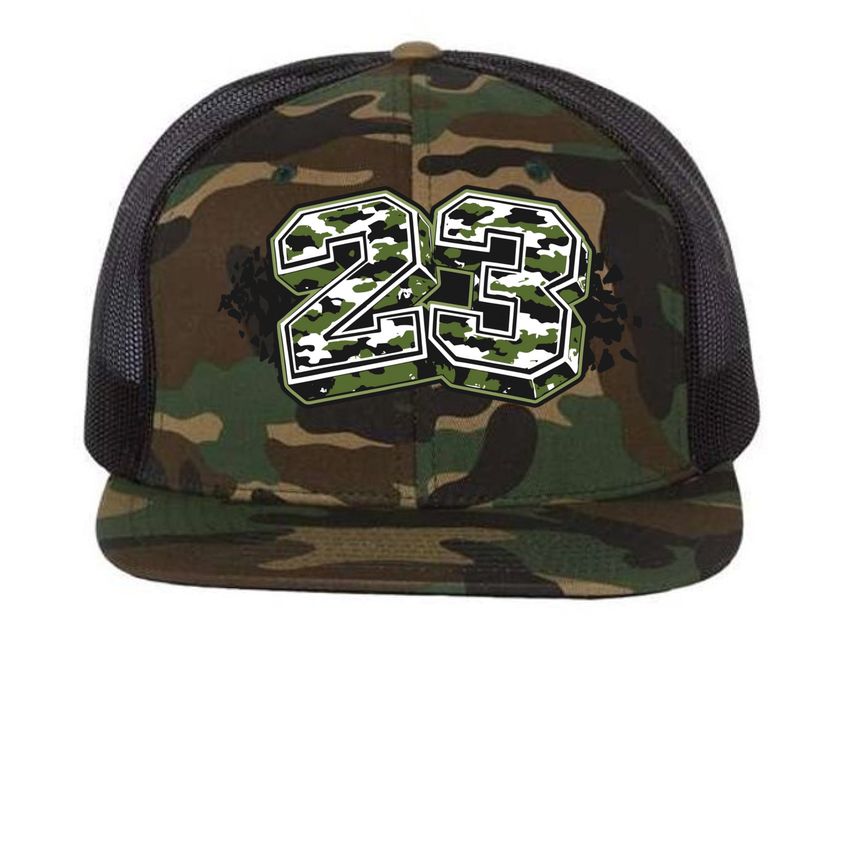 Green Camo/ Black - FRONT